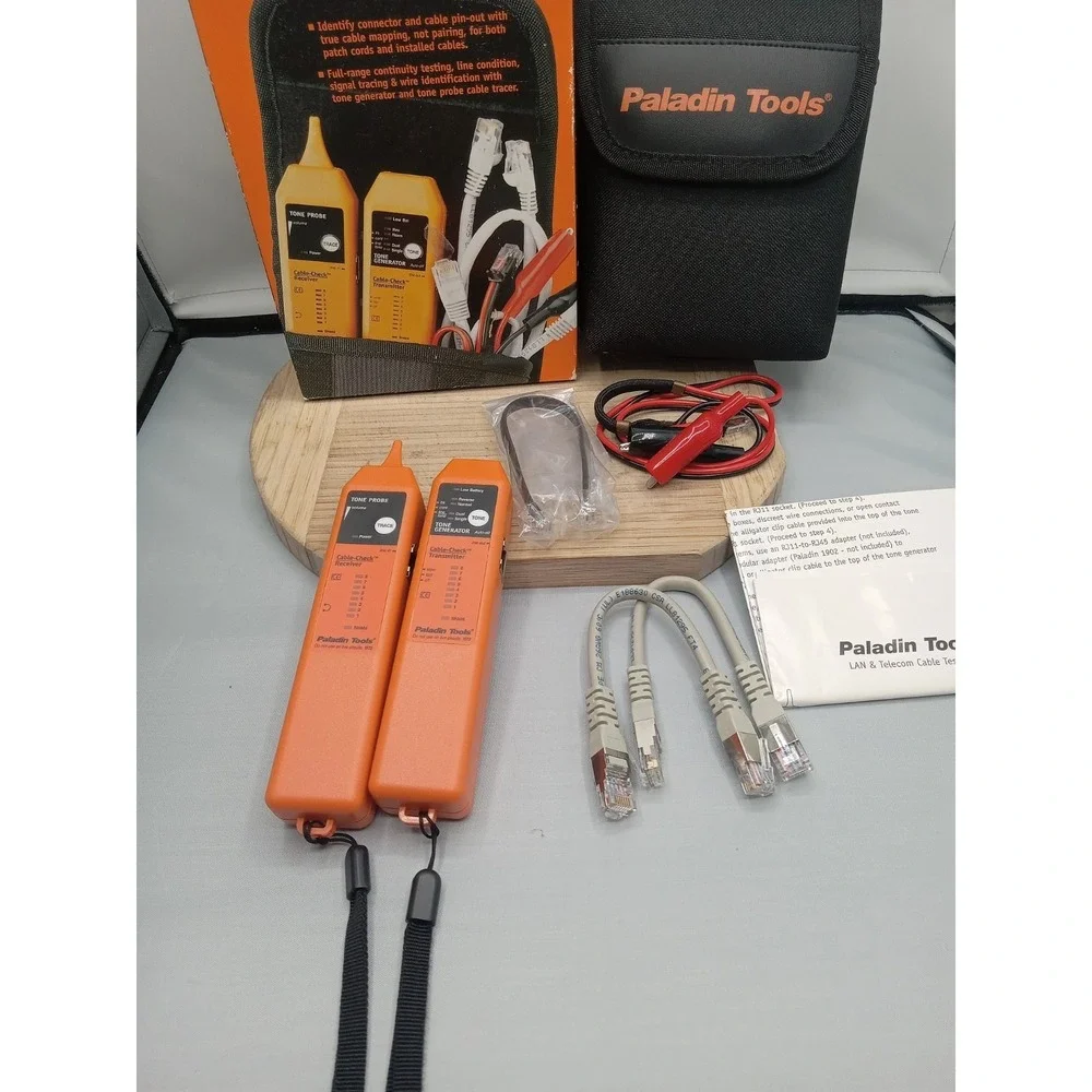 Paladin Tools 1573 Tone &‎ Probe Plus Cable Check - LAN & Telecom Cable Test Kit